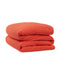 Persimmon Duvet Cover – 300 Thread Count Cotton Percale, 3-Sided Zipper, Breathable & Durable