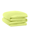 Pistachio Duvet Cover – 300TC Cotton Percale, 3-Sided Zipper, Corner Snaps, Light & Breathable