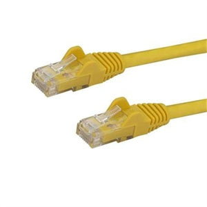 20ft CAT6 Ethernet Cable - Yellow Snagless Gigabit - 100W PoE UTP 650MHz Category 6 Patch Cord UL Certified Wiring/TIA 