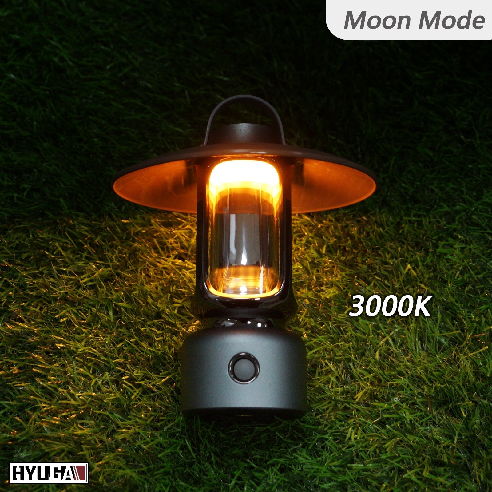 L-99 LED Mini Camping Lantern IPX4, Type-C Rechargeable Lamp, 5 Modes, Emergency Flashlight, Decoration, Outdoor Portable Light HYUGA (White) 