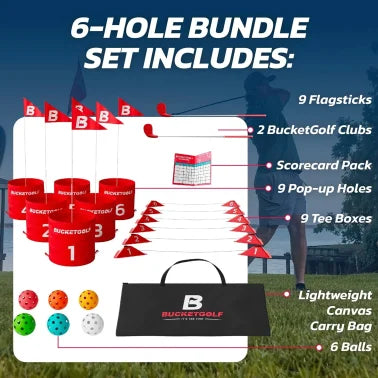 BucketGolf® 6-Hole Bundle