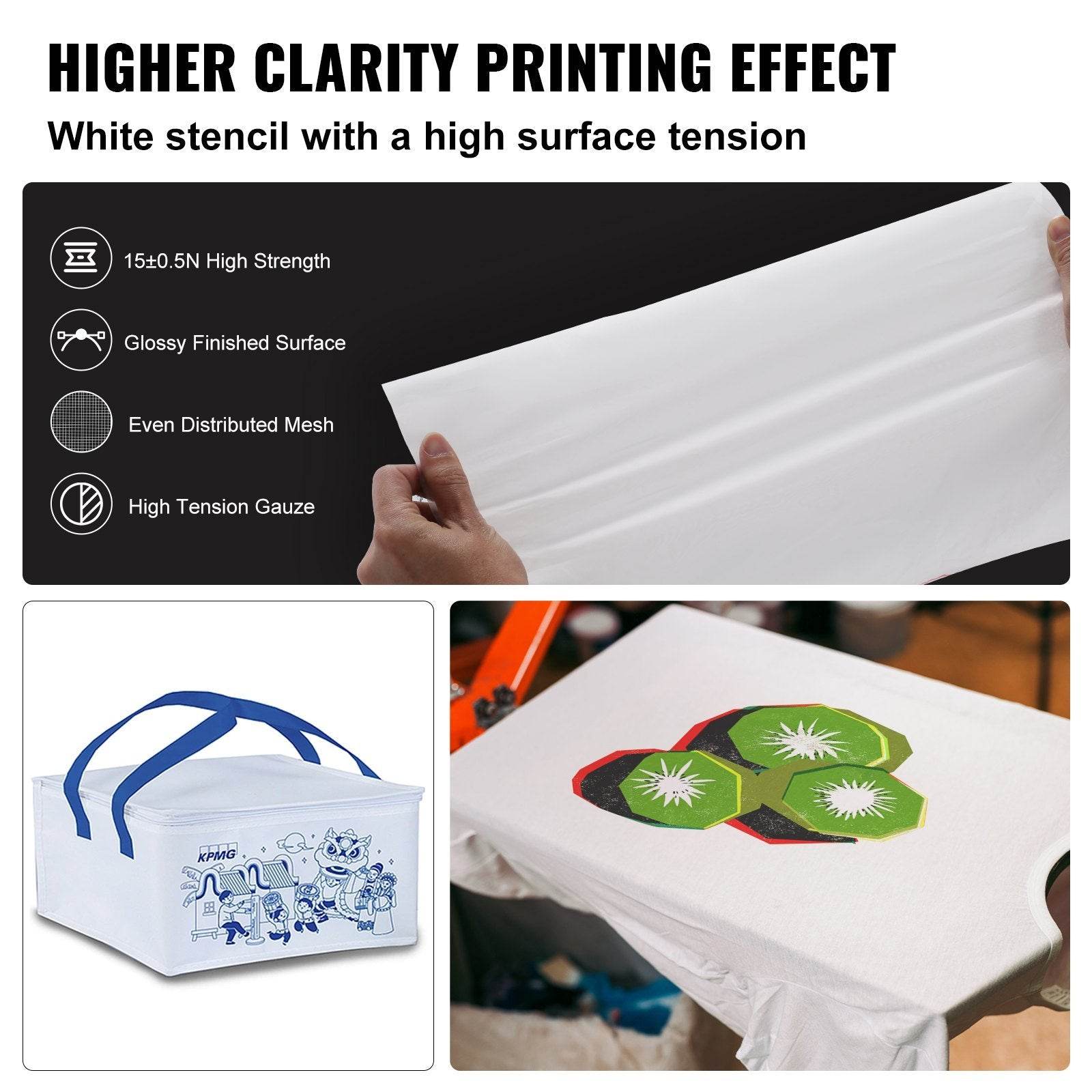 Screen Printing Kit, 4 Pieces Aluminum Silk Screen Printing Frames 