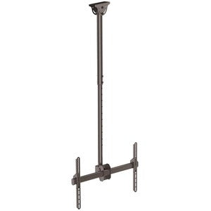 TV Ceiling Mount, Full-Motion Hanging Single Screen Vesa Mount for 32"-75" TVs / Displays - Height Adjustable Telescopic Pole 