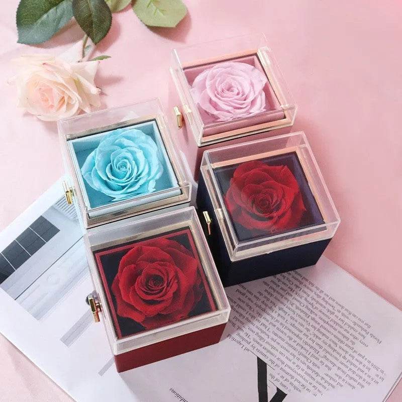 Acrylic Ring Box Valentine's Day Proposal Confession 