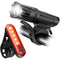 Rechargeable Waterproof LED Bike Light Set – Front & Rear Lights | USB Charging | Multiple Modes