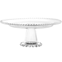 Gibson Home Sereno 12in Glass Pedestal Cake Stand - Free Shipping