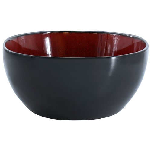 Gibson Home Urban Cafe 10.3in Stoneware Serving Bowl in Red - Free Shipping 