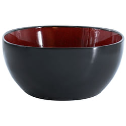 Gibson Home Urban Cafe 10.3in Stoneware Serving Bowl in Red - Free Shipping 