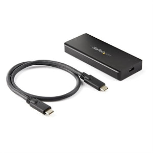 StarTech.com USB-C 10Gbps M.2 NVMe PCIe SSD Enclosure - 1GB/s Rugged Aluminum M.2 PCI Express M-Key Case IP67 Rated - Mac/PC 