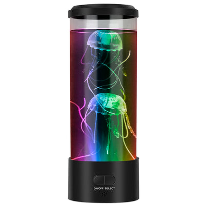 Jellyfish Lava Lamp Multi-color Changing Mood Night Light USB Electric Desk Tank Decoration Lamp Home Office 