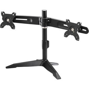 Amer Mounts Desk Mount for Flat Panel Display - Black - TAA Compliant 