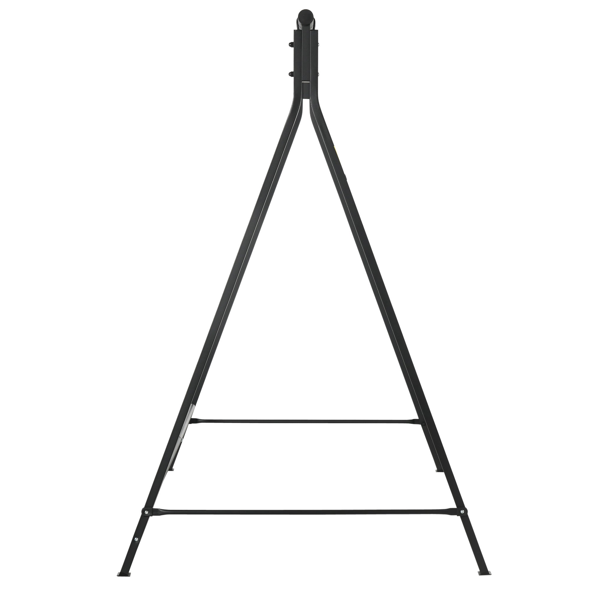 Outsunny Metal Swing Stand Swing Frame, Hanging Chair Stand Only, 528 LBS Weight Capacity, for Backyard, Patio, Lawn, Black 