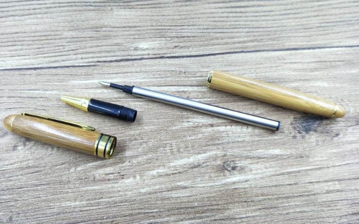 Bamboo Pen Bamboo Pen Pen Ball Pen Lettering Customer Gift Hard Pen Neutral Bamboo Pen 