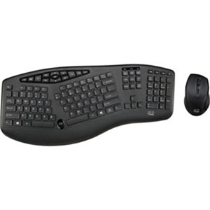 Adesso TruForm Wireless Ergonomic Keyboard And Optical Mouse 