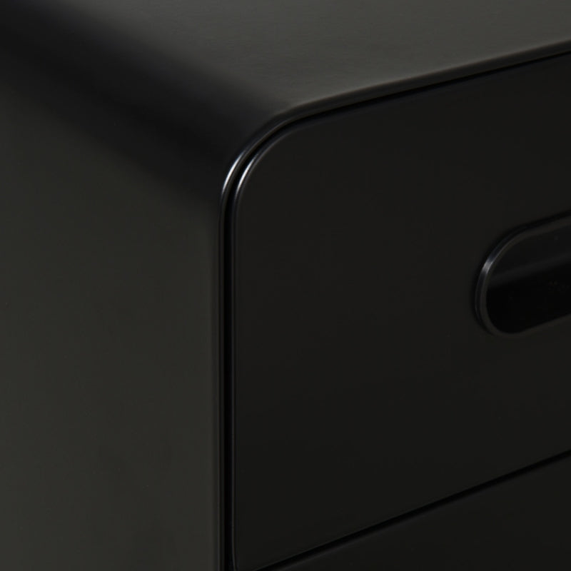 Lockable File Cabinet, Steel Filing Cabinet on Wheels for Legal, A4, Letter Size, Home Office