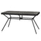 Outsunny Rectangle Outdoor Dining Table for 6, with 1.7