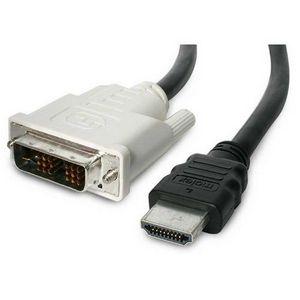 StarTech.com HDMI to DVI Cable - 6 ft / 2m - HDMI to DVI-D Cable - HDMI Monitor Cable - HDMI to DVI Adapter Cable