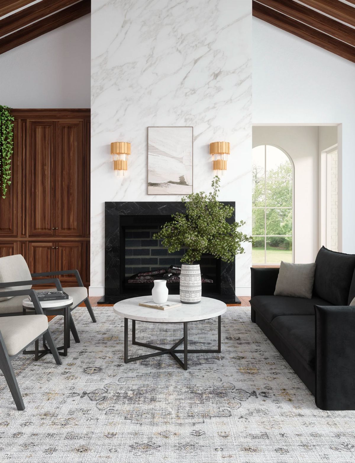 Kyra Silver Grey White Rug 