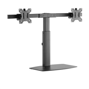 Amer Mounts Dual Screen Pneumatic Vertical Lift Monitor Stand