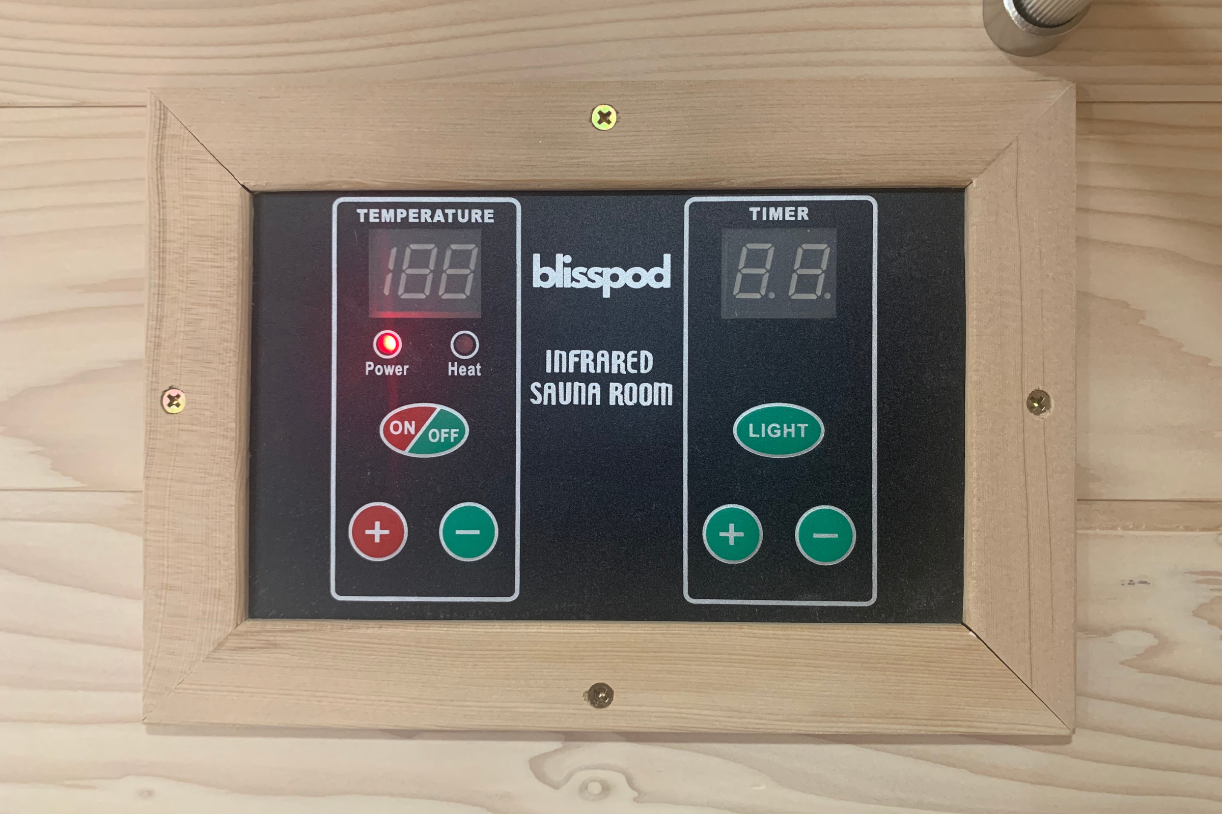 Blisspod | Vienna | Far Infrared Sauna | Canadian Hemlock Very Low EMF | 72.8"H x 35.4"W x 25.6"D | 1 Person 