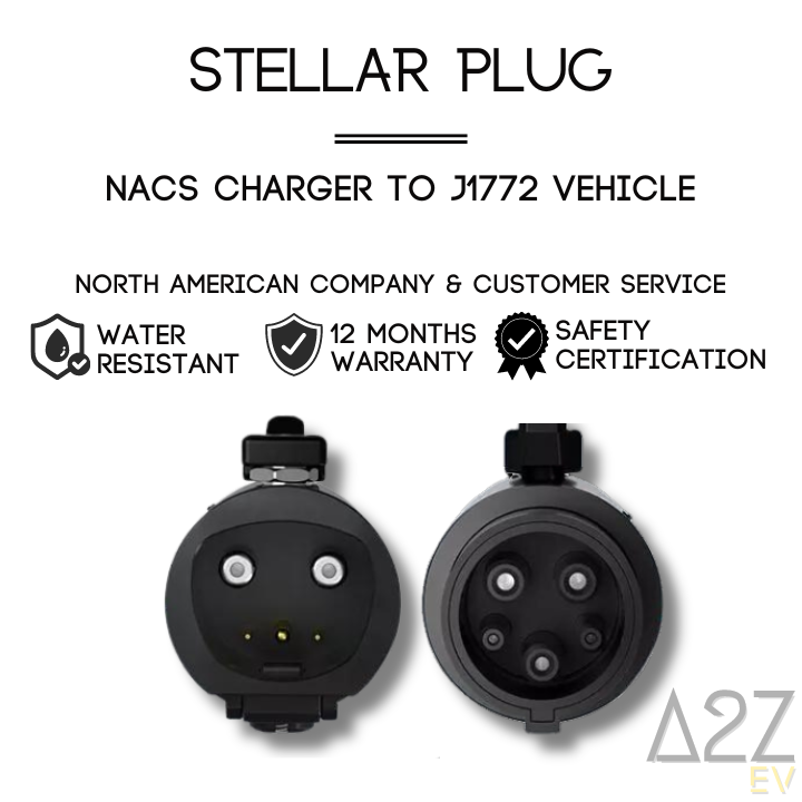 NACS Charger To J1772 Vehicle | AC | UL2252/CSA-C22.2 Certified | The Stellar Plug 