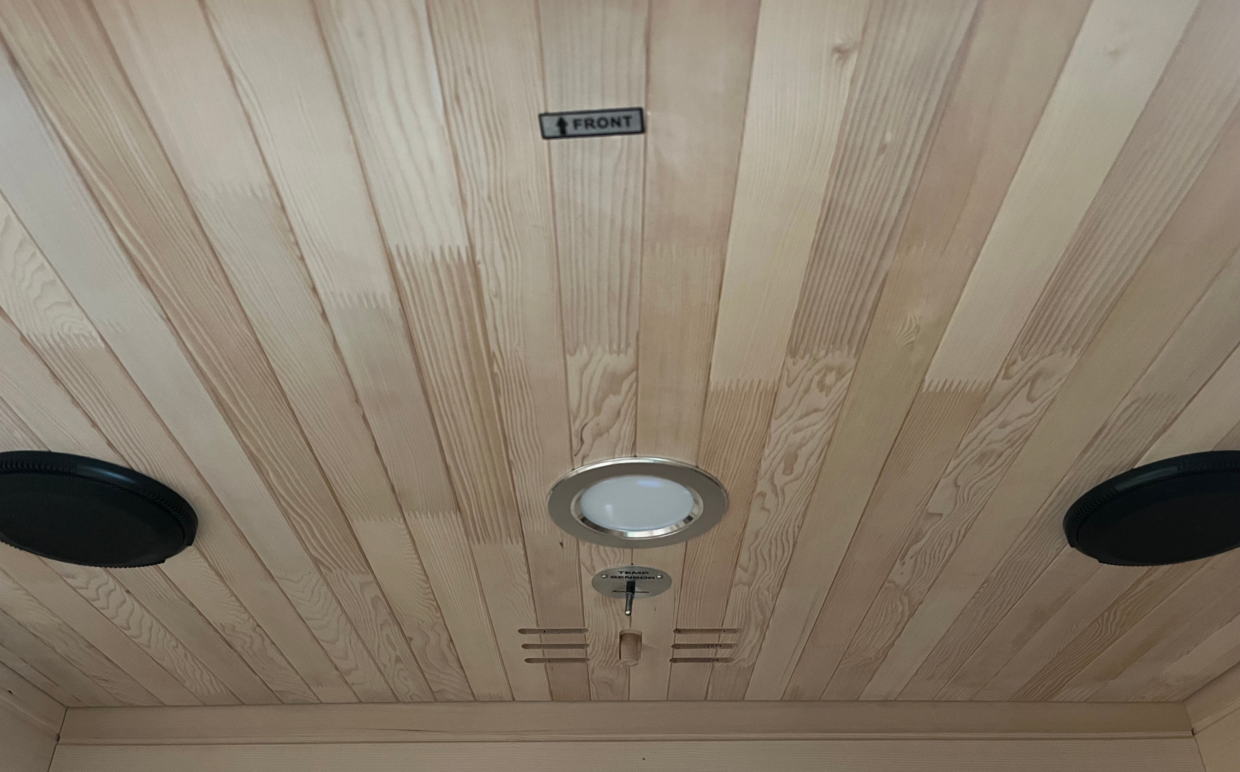 Blisspod, Vienna, Far Infrared Sauna Canadian Hemlock Very Low EMF Sauna, 4 Heaters – 2 Persons 