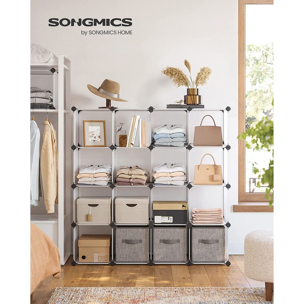 SONGMICS Cube Storage Organizer, Set of 16 