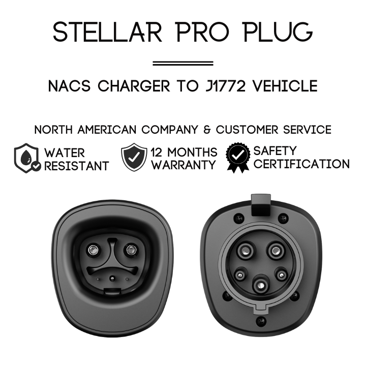 NACS Charger To J1772 Vehicle | AC | The Stellar Pro Plug 