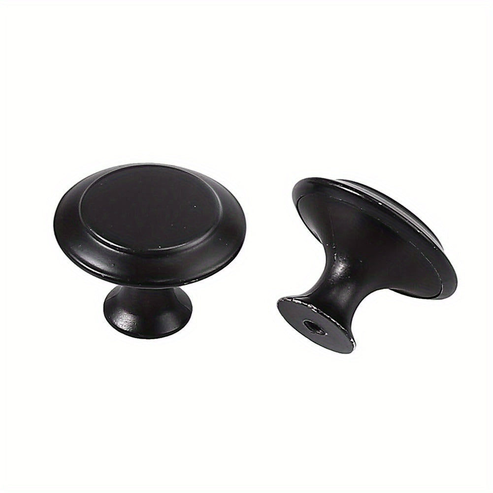 20pcs Matte Stainless Steel Cabinet Handles - Easy Install, Round Door Knobs for Kitchen & Bathroom Cupboards 