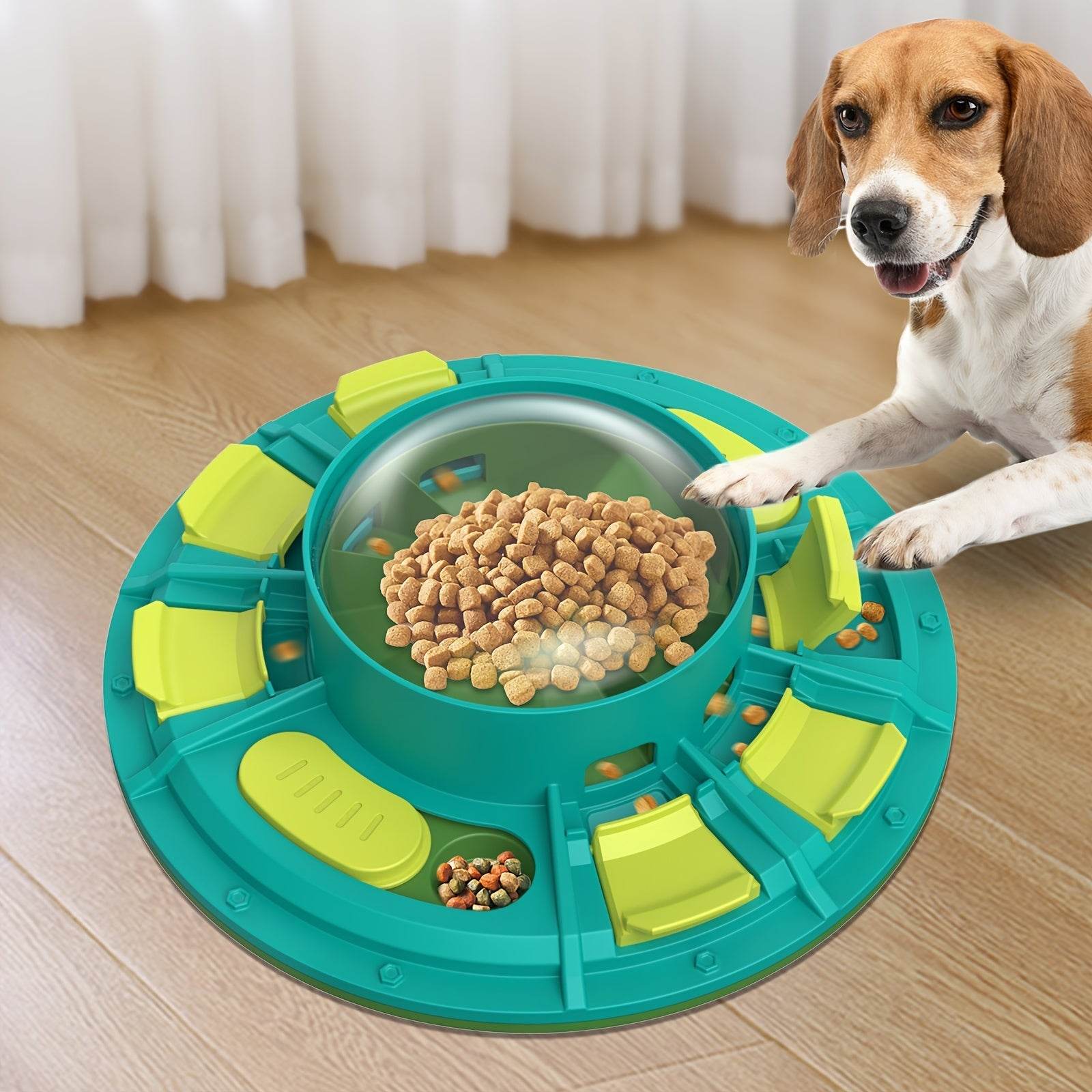 Interactive Dog Puzzle Toy For IQ Improvement And Slow Feeding Suitable For All Sizes Pets Nutritious Diet-Friendly Non-Electric Plastic Pets Game Pet Products 