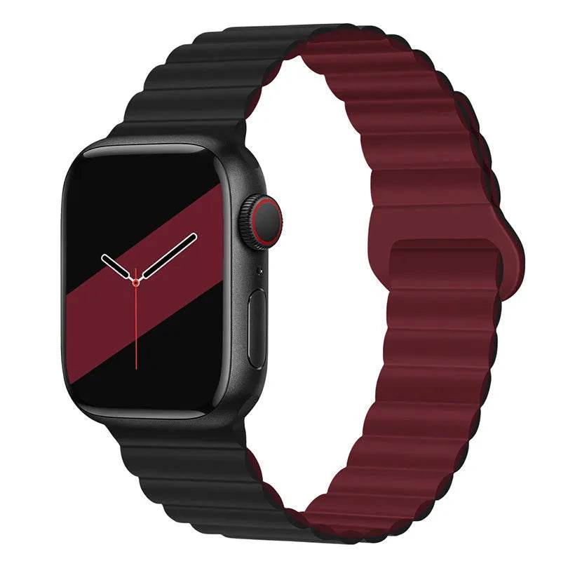 Band Silicone Magnetic Watch Strap 