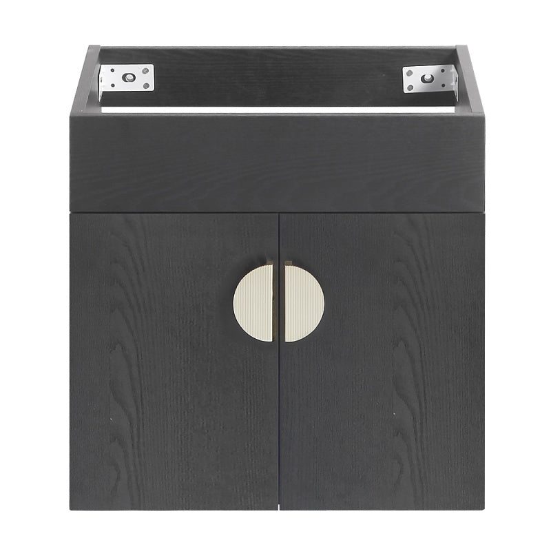 20''Bathroom Vanity black Excluding sink Without ceramic basin 