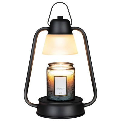 Electric Wax Melt Warmer Lamp Dimmable Fragrance Warmer Wax Candle Melter with 2 GU10 Bulbs Hanging Hook for Living Room Bathroom Office Table Decor 