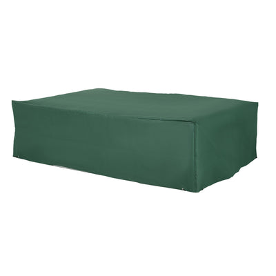Outsunny Patio Furniture Cover Waterproof Outdoor Rattan Wicker UV Rain Protector Dark Green for 5-7 Pieces 