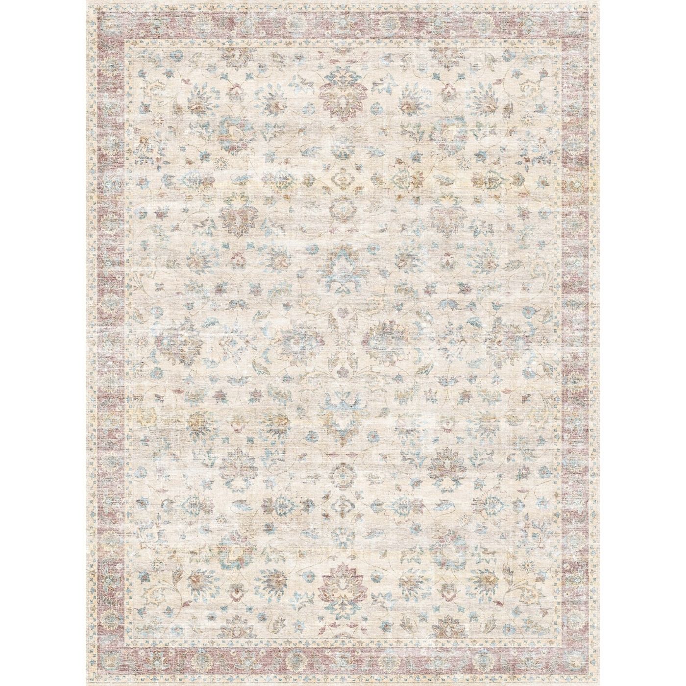 Aria Yellow Rose Lagoon Rug 