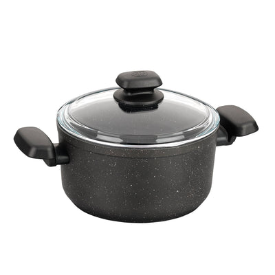 Korkmaz Ornella 2 Piece 5 Liter Aluminum Nonstick Casserole Dish with Lid - Free Shipping 