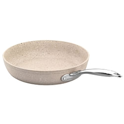 Korkmaz Granita 9.5 Inch Nonstick Tava and Frypan in Tan - Free Shipping 