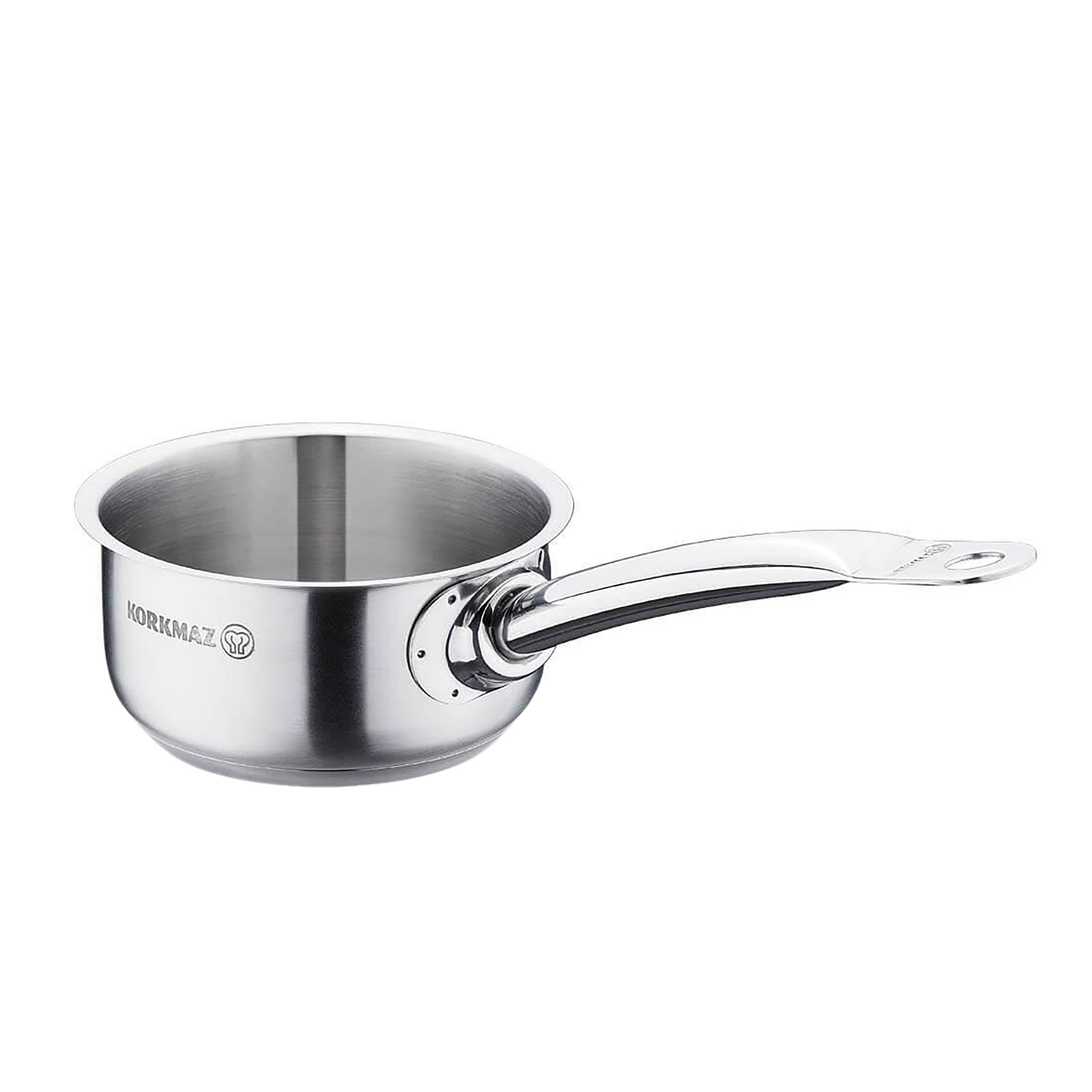 Korkmaz Gastro Proline 1.5 Liter Stainless Steel Saucepan in Silver - Free Shipping 