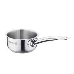 Korkmaz Gastro Proline 1.5 Liter Stainless Steel Saucepan in Silver - Free Shipping 