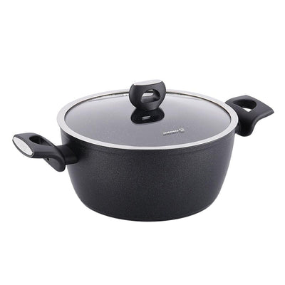Korkmaz Nora 2 Piece 3 Liter Alumium Nonstick Casserole Dish with Lid - Free Shipping 
