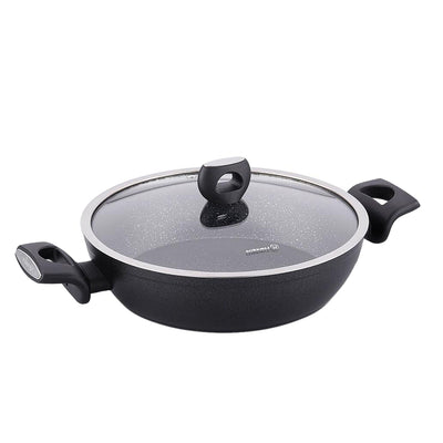 Korkmaz Nora 2 Piece 3 Liter Alumium Nonstick Low Casserole Dish with Lid - Free Shipping 