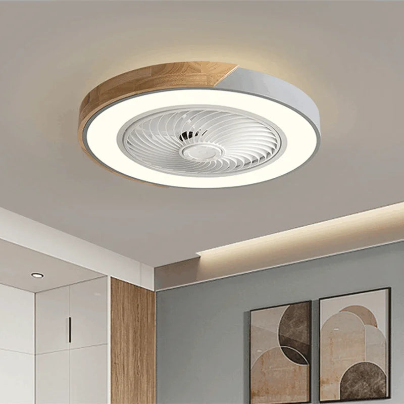 Smart Ceiling Fan with Light - Reversible 52CM 6-Speed Fan and 36W Lighting for Living Room and Dining Room