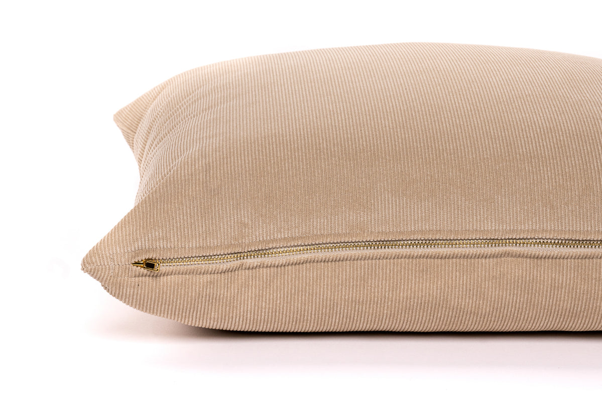 Tan Cord Cushion Cover 