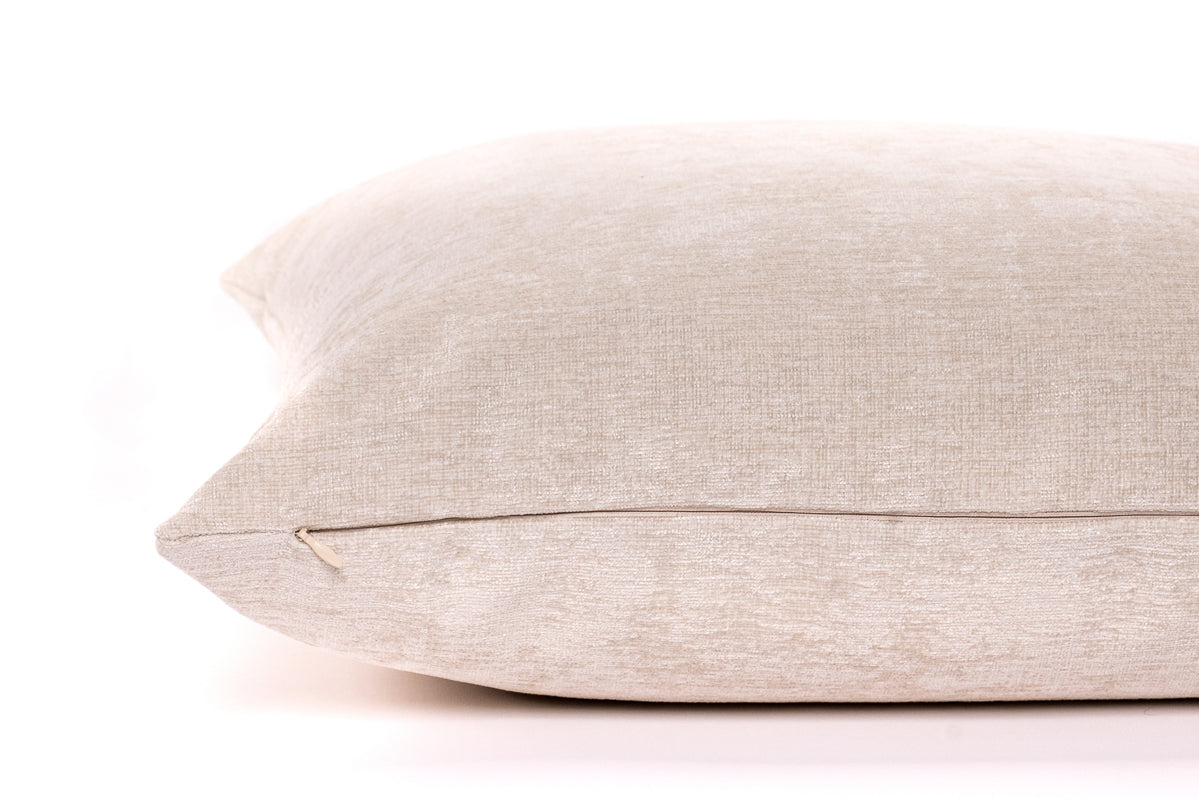 Ivory Chenille Cushion Cover 
