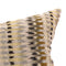 Oro Pattern Cushion Cover – Brown & Gold Ikat Weave Design, Hand-Made in Canada