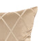 Braid Cushion Cover – 100% Polyester, Knife Edge, Hidden Taupe Zipper, Hand-Made in Canada, Brown Rope Pattern, Nautical Style
