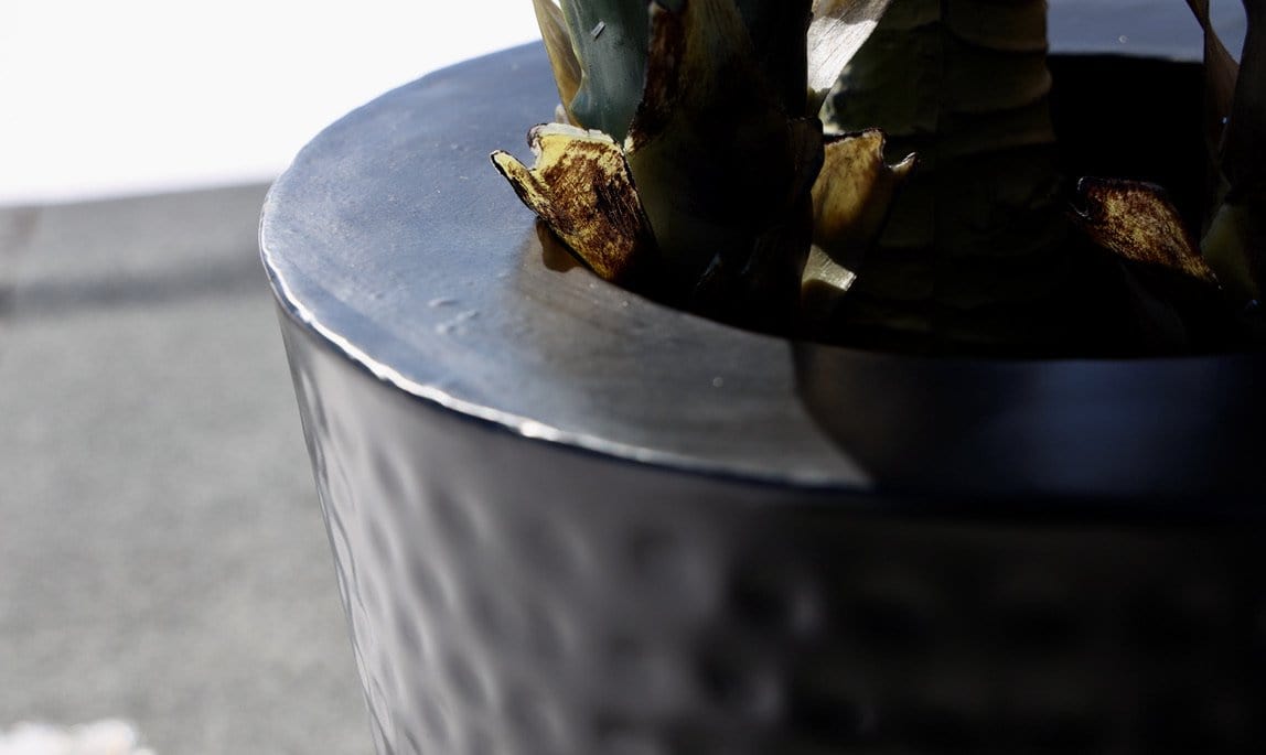 Mesa - Black Brass Planter (Multiple Sizes) 