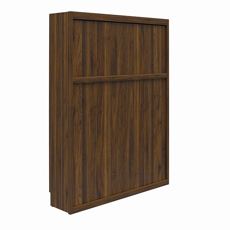 Queen size Murphy Bed Space Saving Wall Mounted Design in Walnut Finish - Free Shipping