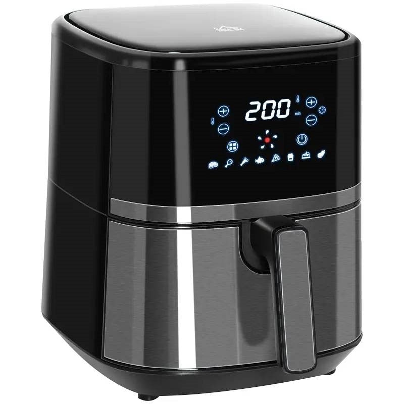 Silver/Black Multi-Function 4 in 1 Oven Air Fryer 4.7 QT - Free Shipping