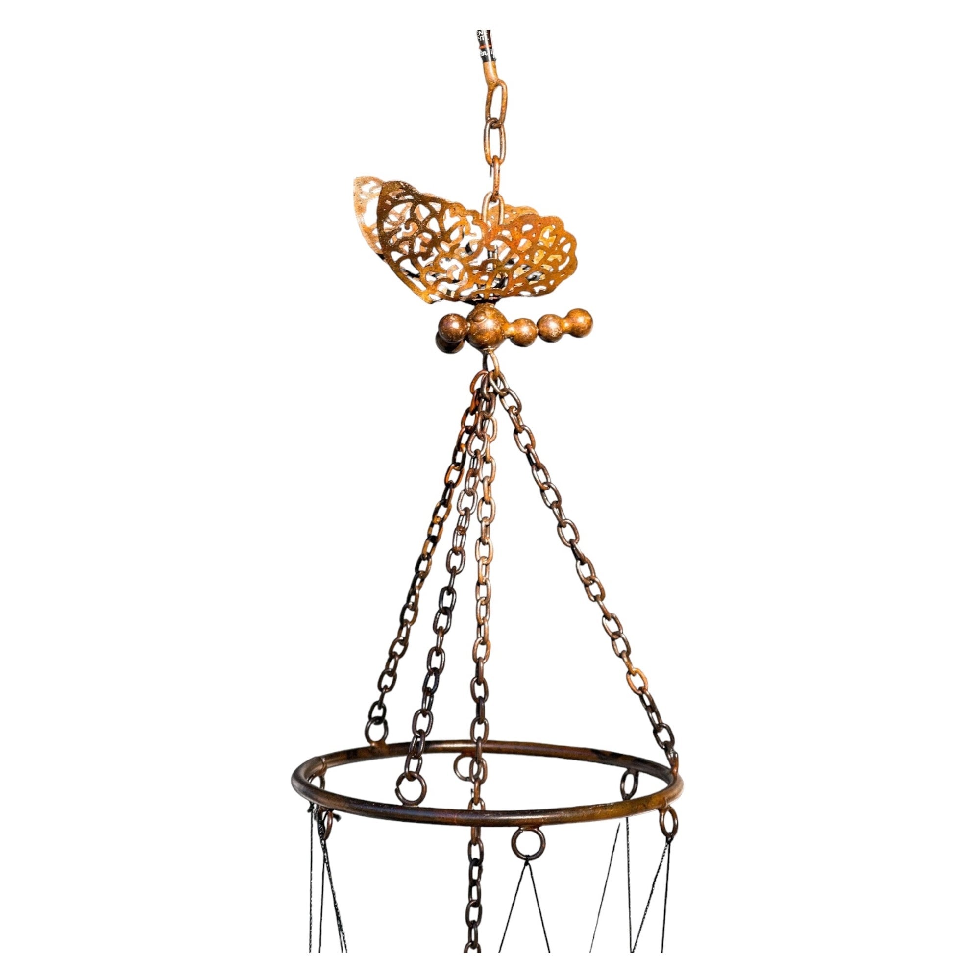 Flamed Butterfly Pipes Wind Chime 
